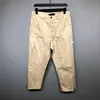 Men's Plus Size Pants Spring and summer new straight casual pants with rope e2s2253J