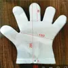 Guantes desechables 100PCSFood Plástico para restaurante Cocina BBQ Comida ecológica Fruta Verdura