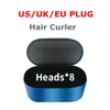 2021 Najwyższej jakości Curler do włosów 8-główne wielofunkcyjne urządzenie do stylizacji włosów Automatyczne curling żelaza do normalnych włosów UE UK z prezentem 294U