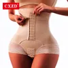 Waist Tummy Shaper CXZD Women Body Shaper Tummy Control Panties High Waist Trimmer Postpartum Girdle Slimming Underwear Slimmer Shapewear Cincher 230728