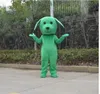 2023 NOUVELLE taille adulte belle mascotte de chien vert Costumes Halloween fantaisie robe de soirée personnage de dessin animé carnaval noël publicité de pâques fête d'anniversaire costume tenue