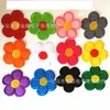 Entier- 120pcs différents visages de smail Brodé Tissu Fer Sur Patch Coudre Motif Applique Broderie Flower236T