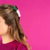 베레모 프랑스 아세테이트 과일 야채 디자인 여성 헤어 클립 여름 해변 발톱 머리 장식을위한 참신한 컬러 헤드웨어 230729
