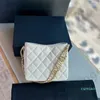 2023-Womens White Underarm Bags Chain chain interiine Leather Calfskin Hardware Mini Crossbody Wallets Designer Luxury Handbags Totes 19x16cm
