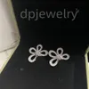 Diamentowy naszyjnik Fashion Classic Clover Naszyjnik Urok 18K Rose Gold Srebrny Srebrny wisiorek Agatowy dla Womengirl Valentine's Projektanta zaręczynowy GIF GIF