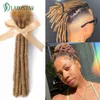 Hårbulkar 27 Blonde Human Dreadlock Extensions 30 Locs 0 6cm Bredd 100 Loc Extension Full Handmade Dread 230728