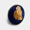 Ear Cuff Amorita boutique Women Big Colored Glaze Gem Clip Boucles d'oreilles 230728