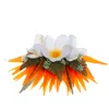 Altri accessori di moda Seta artificiale Uccello del paradiso Plumeria Fermaglio per capelli con fiore in schiuma hawaiana Forcina decorativa per donne Ragazze KNHC004 230729