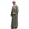 Vêtements ethniques Hommes Musulman Robe Quotidien Décontracté Banlieusard Colorblock Ras Du Cou Arabe Moyen-Orient Lâche Afrique