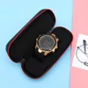 Titta på rutor Fall Box Travel Men Storage Organizer Display Roll Holder Jewely Cases Mens Eva Portable Single Women Watches Collection