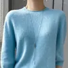 Vrouwen Truien Zomer Vrouw Trui Mid-Sleeve O-hals T-shirt Vrouwelijke Trui Gebreide Top Elegante Wol Bloues Grote maat Tops Kleding