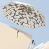 Parapluies Double Couche Petit Parapluie Girly Uv Ultra-Léger Renforcé Coupe-Vent Pliant Soleil Guarda Chuva Ménage Marchandises