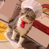Собачья одежда Pet Hat Lovely Clothing Polyester Pography Prograph Styly Chef Design Dogs
