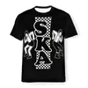 T-shirts pour hommes Ska Dance 3D imprimé chemise pour homme unisexe Polyester Fitness hauts t-shirts de plage