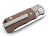 TwoSun Folding Knives D2 Blade Outdoor Micarta/ TC4 Titanium Handle Front Open Pocket Outdoor Tool TS349-D2-Micarta