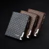 Lång stil plånbok svart ljus mörkbrun topp pu läder bil logotyp på väska kortpaket plånbok myntväska för Aston Martin 262g
