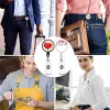 Sublimation Party Badge Reel Infällbar Medical Worker Work Cip Clip Nurse ID Namn Kort Display Tag Staff Badge Holder 0729