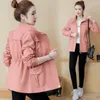 Women's Jackets 2023 Korean Version The Waist Slim And Thin Windbreaker Western-style Age-reducing Coat For Women Spring Autumn