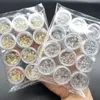 Nail Art Decorations 120/240Pcs Mini Cute Zircon Strass Nail Art Tips Glitter Shiny Clear Crystal Stones Jewelry In Bottle For DIY Ornament Charms B 230729