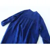 Yi Qianhe Japanese Art Collar Long Shirt Dress L Womens Medium Sleeves Cardigan Trendy Style