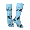 Chaussettes pour hommes Hip Hop Vintage Save Compression Unisexe La Baleine Harajuku Motif Imprimé Drôle Nouveauté Happy Crew Chaussette Garçons Cadeau