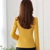 Women's Suits Elegant OL Casual Long Sleeve Blazer Female 2023 Autumn Slim Fashion Ladies Jacket Office Plus Size Coat