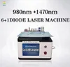 Europa 980 laser a diodi vascolare/vasi sanguigni/spider vene rimozione macchina laser a diodi 650nm