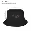 Berets Rugby Love Bucket Hat Black Wild Ball Man Man Women's Women's