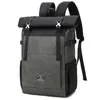 Torby szkolne duże pojemność bagażu podróży plecak laptopa plecak tylny pakiet bagażowy ramię Rolka Mężczyźni Mochila Bagpack 230728