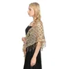 Schals Elegante Frauen Dreieck Pailletten Abendkleid Schals Braut Brautjungfer Hochzeit Boleros Capes Hohl Quaste Faszinierende Party Schal 230729