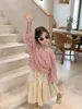 Jackets Baby Girls Coats Solid Tassel Jacket for Kids Loose Children Outerwear Coat Autumn Clothing Sweet Clothes 230728