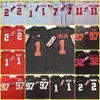 College Ohio State Football Jersey 15 Elliott Chase 1 Justin Fields Stitched Jerseys Rood Zwart Wit University Jerseys