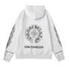 Lyxiga herrmode tröjor jackor Brandch hoodies dragkedja huvor män kvinnor designers sanskrit hästsko cross pullover tröja hoodie toppar kappjacka 5g9c