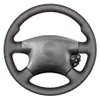 Coprivolante Coprivolante in pelle sintetica nera per Almera N16 2000-2003 X-Trail T30 2001-2003 Terrano 2 2001-2002328P