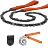 Narzędzia ręczne 24 cali 63 cm sprzęt zewnętrzny drut sztalny Pęcze Scroll Scroll Strol nierdzewna piły łańcuchowe Rope Travel Camping Survival Tool284R