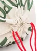 Juldekorationer Xmas presentväska 48*64 cm Santa Sack Christmas Gift DrawString Pocket Burlap Bag Party Gifts Q367