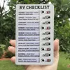 Nieuwe Draagbare Rv Checklist Note Board Verwijderbare Klusjes Herbruikbare Creative Note Pad Voor Thuis Camping Reizen Ouderenzorg Checklist236E