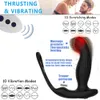 Juguetes anales Masaje de próstata masculino Vibrador Enchufe anal Control inalámbrico Desgaste Calentamiento Estimular Masajeador Retardo Pene Anillo Juguetes sexuales para hombres 230728