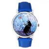 Orologi da polso Orologi da donna Orologio da polso di lusso Fiori Farfalla Orologio da ragazza adolescente Cute Kitten Design Lover's Relogio Masculino Clock