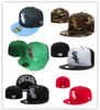 NIEUWE Designer Fashion Letter Classic Inpited Color Flat Peak Full Size Closed Caps Baseball Sports Fited Hats in maat 7-maat 8 Snapback LZ-1