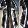 Para volvo xc60 2009-2018 painel de controle central interior maçaneta da porta 5d fibra de carbono adesivos decalques estilo do carro accessorie265n