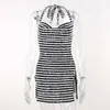 Ilya Spring Style Trendy Sexig Slim Figure Fiting Split Hip Neck Dress Female JY