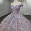 Luxury Sexy Off the Shoulder Quinceanera Dresses Beaded Appliques Ball Gown Princess Sweet 16 15 Year Girl vestidos de 15 anos xv