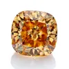 Loose Diamonds HMJ Stone Crushed Ice Cushion Cut VVS1 Champagne Color Loose Lab Grown Diamond with GRA Certificate Gemstones 230728