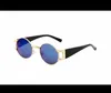 С коробкой Burst Luxury High -Caffure Fashion Sunglasses Мужчины и женщины 919 круглые солнцезащитные очки бренд Fashion Classic UV400 Слишком очки