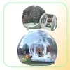 Наружная красивая надувная купольная палатка диаметром 3 м с вентилятором, заводской весь прозрачный пузырьковый дом 4805423