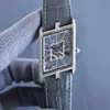 Tank fyrkantig ihålig serie Mens Automatic Mechanical Watch