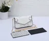 Luxury Designer Bag 3PC Felicie Purse Leather Holder Shoulder Bags Handväskor Kort Koppling Messenger CrossBodys plånbok Nya fritidsmodehandväskor