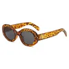 Lunettes de soleil de luxe de mode pour femmes hommes lunettes mêmes lunettes de soleil que Lisa Triomphe plage rue photo sunglasese métal plein cadre avec boîte