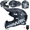 Motokros Full Yüz Kask Erkekler Ekstrem Spor Motosiklet ATV Dirt Bike MX BMX DH Yarış off-road kaskları2311